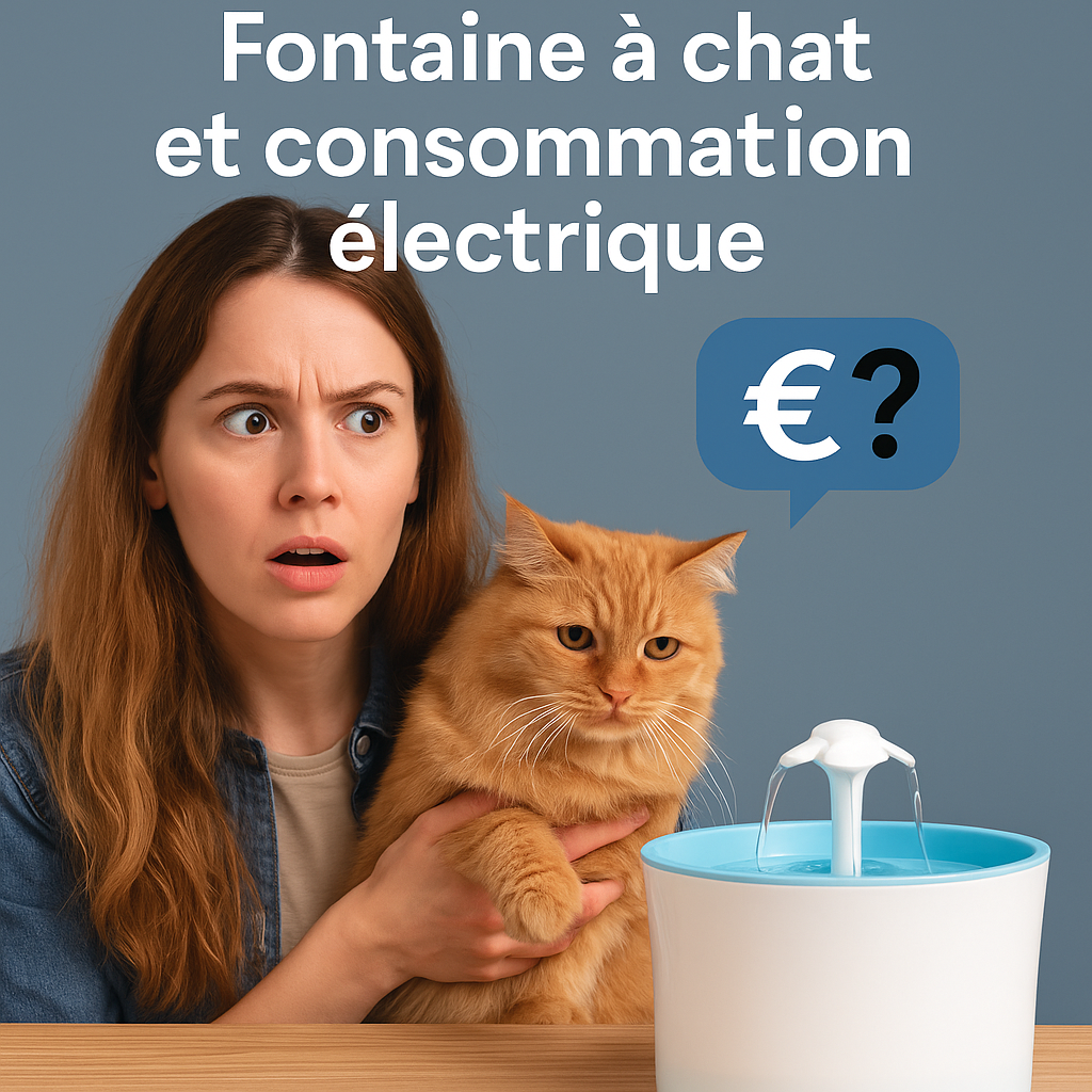 Une fontaine a eau chat consomme-t-elle beaucoup d'électricité ?