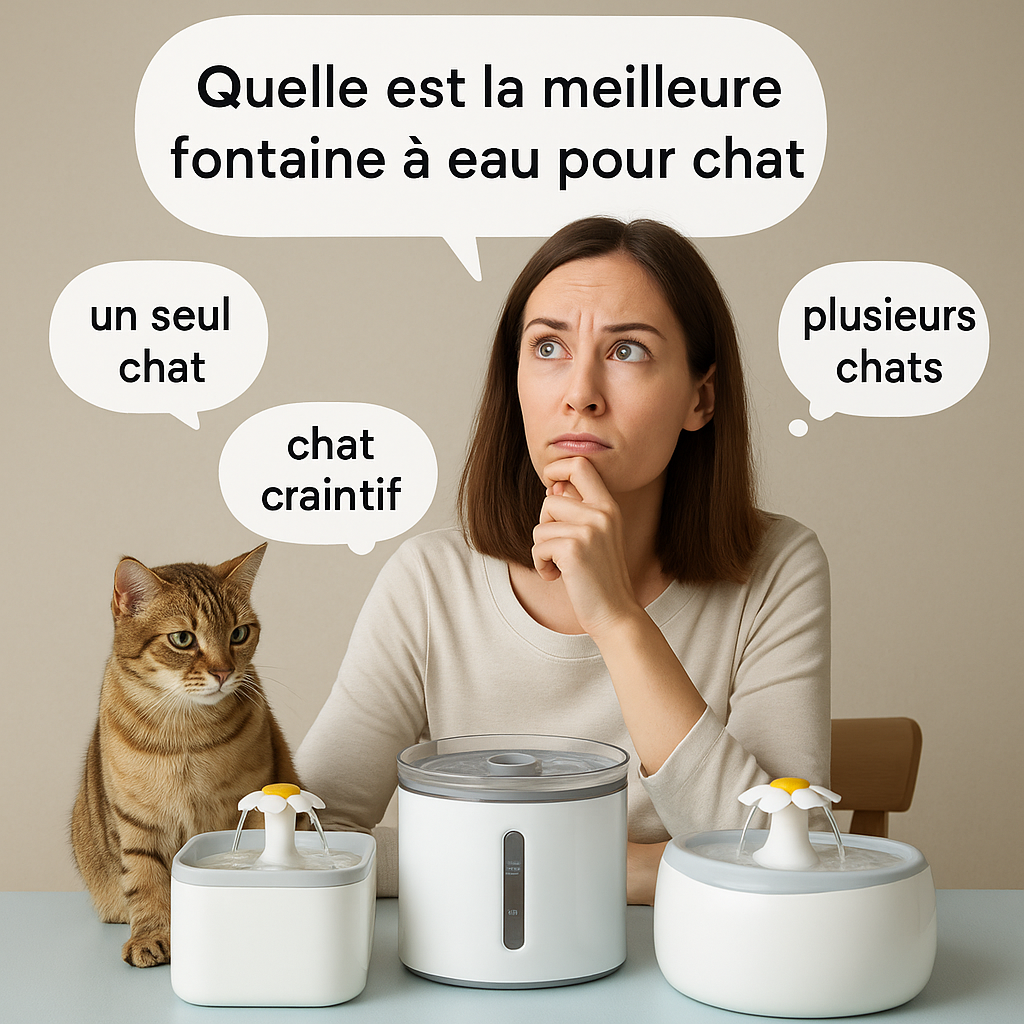 Quelle est la meilleure fontaine a eau pour chat  ?