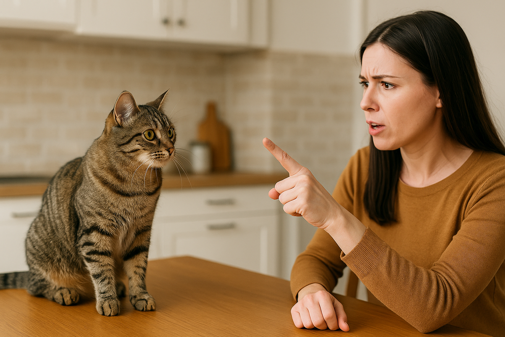 COMMENT DRESSER UN CHAT A NE PAS MONTER SUR LA TABLE ?