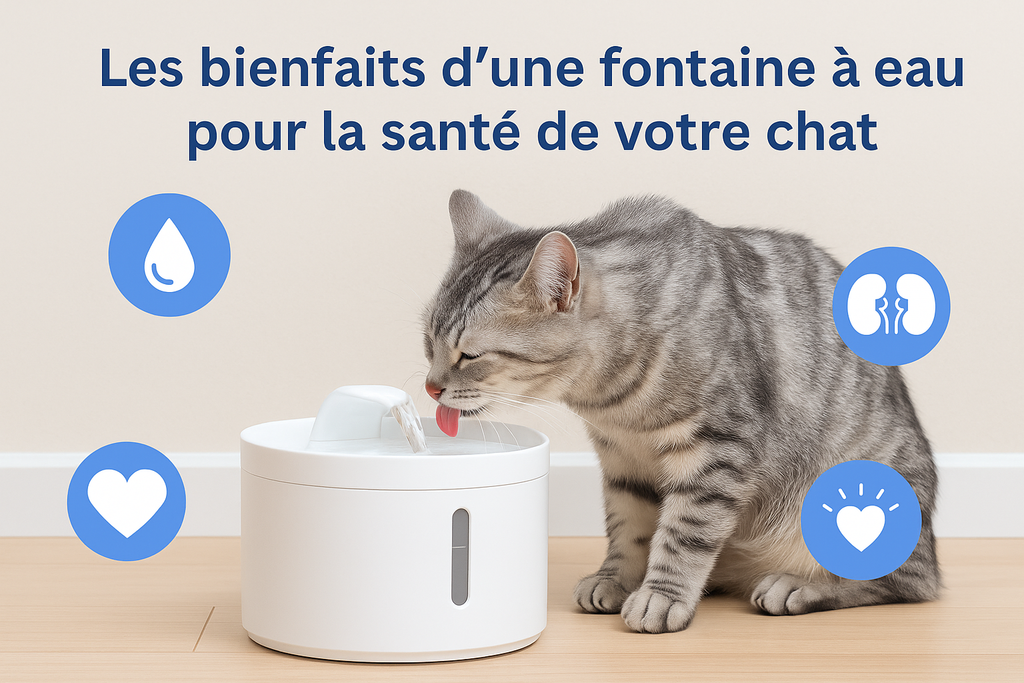 les bienfaits d'une fontaine a eau chat pour la santé de votre chat