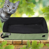 bac-a-litiere-chat-pliable-vert