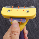 BROSSE POIL CHAT - LONG ET COURT