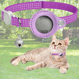 collier-GPS-anti-etranglement-avec-support-AIR-TAG-violet