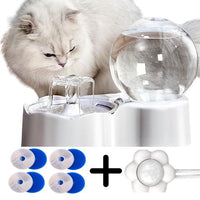 fontaine-chat-avec-detecteur-de-mouvement-quatre-filtre