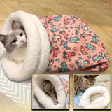 sac-de-couchage-pour-chat-rose