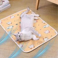 tapis-rafraichissant-chat-avec-motifs-orange